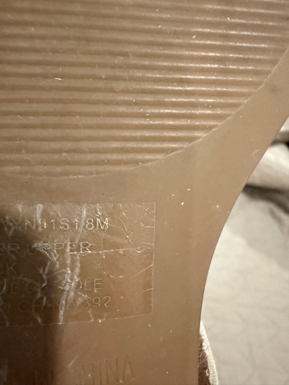 Steve Madden Beige Lace-Up Flat Sandals - Picture 5 of 5